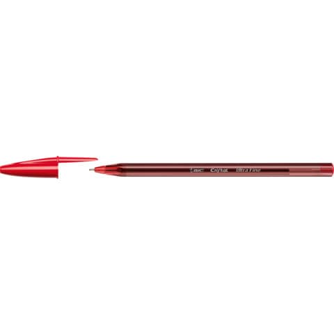 Penna a sfera con cappuccio BIC Cristal® Exact 0,7 mm rosso 992604